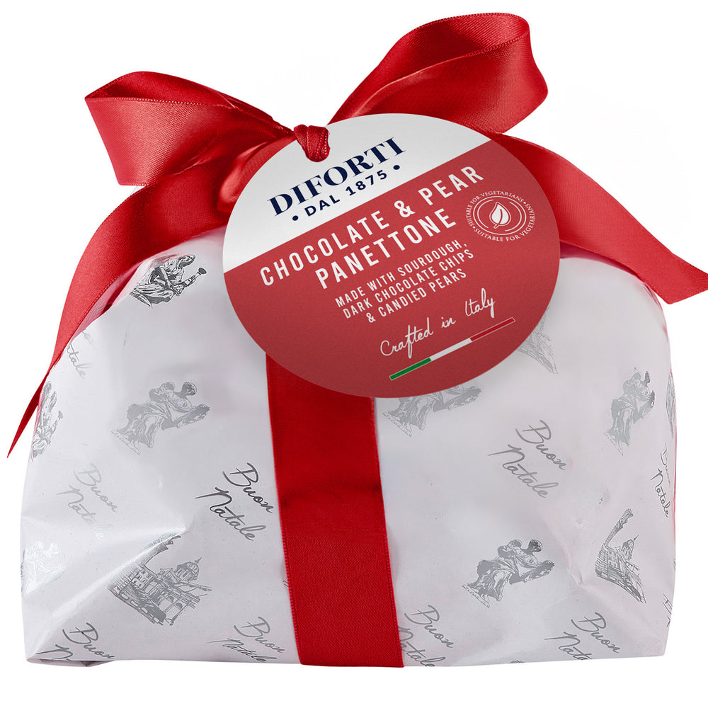 CHOCOLATE & PEAR PANETTONE 500G