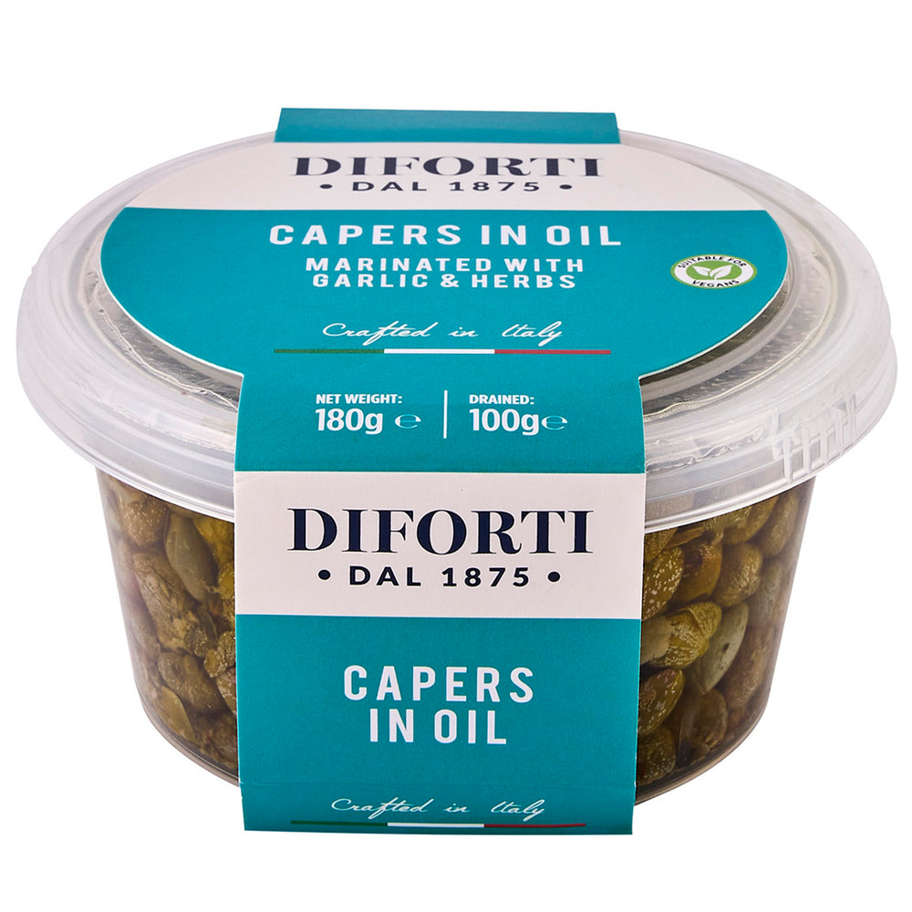 CAPERS IN OIL 180G