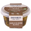 GARLIC & HERBS MIXED PITTED OLIVES 180G