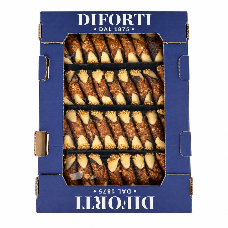 GLUTEN FREE CANNOLI HAZELNUT 1.5KG (34-36 Pieces)