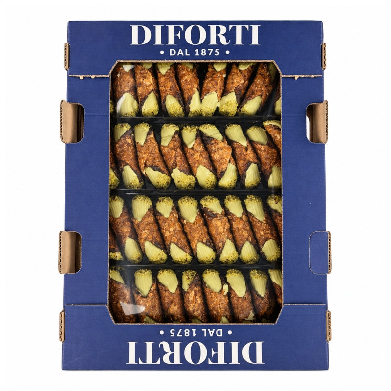 GLUTEN FREE CANNOLI PISTACHIO 1.5KG (34-36 Pieces)