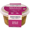 GREEN OLIVES STUFFED WITH GARLIC 180G