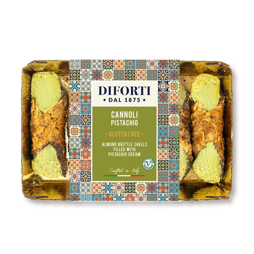 RETAIL GLUTEN FREE CANNOLI PISTACHIO 200g