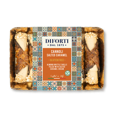 RETAIL GLUTEN FREE CANNOLI SALTED CARAMEL 200g