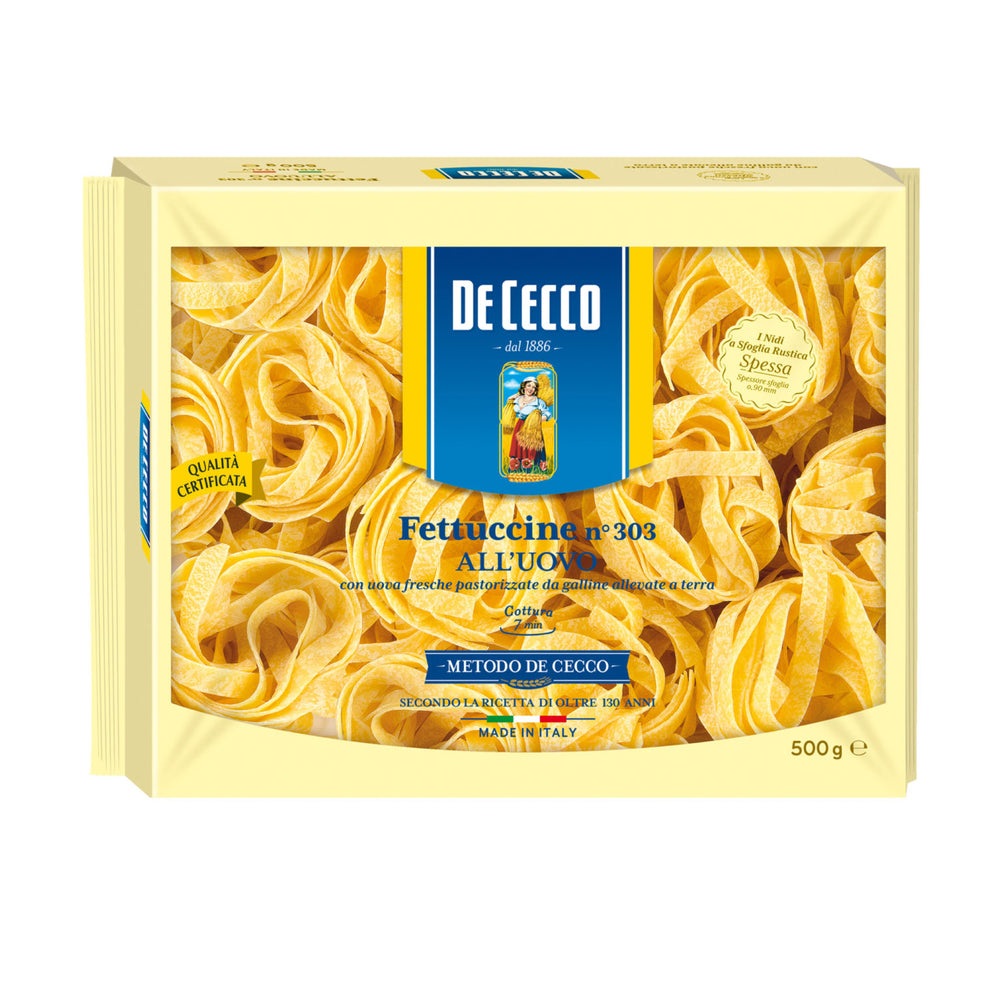 EGG FETTUCCINE DE CECCO 500G