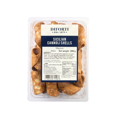 CANNOLI MIGNON 250G (24 SHELLS IN A TRAY)