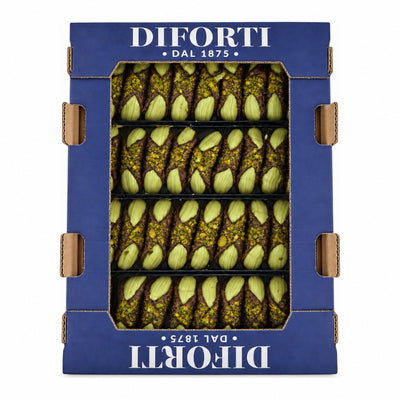 GLUTEN FREE CANNOLI SALTED PISTACHIO 1.5KG (34-36 Pieces)