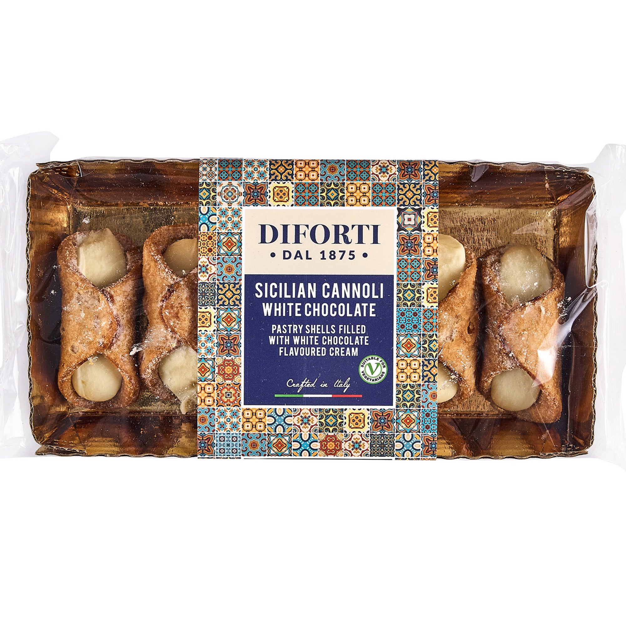 SICILIAN CANNOLI WHITE CHOCOLATE 150G – Shop Diforti