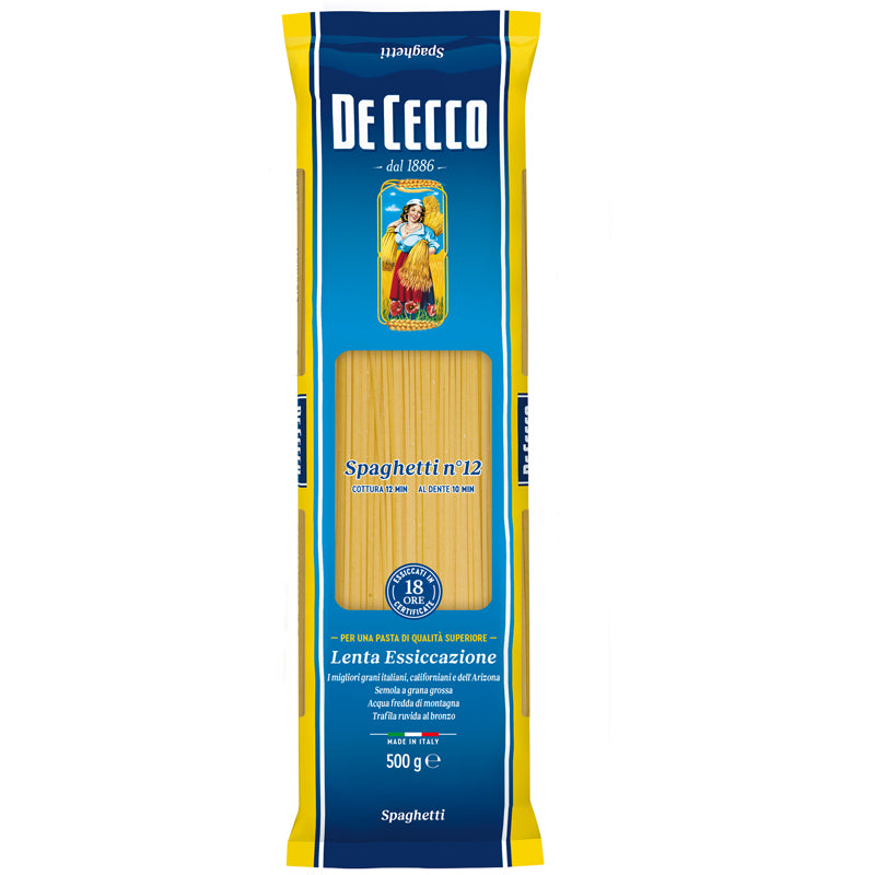 SPAGHETTI DE CECCO NO. 12 500G