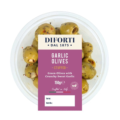 GARLIC STUFFED OLIVES 150G