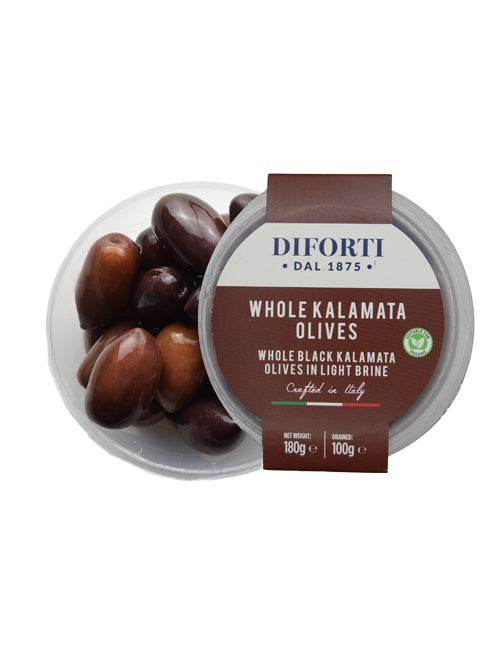 WHOLE KALAMATA OLIVES 180G