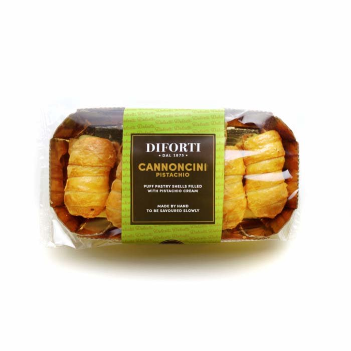 Cannoncini Filled With Pistachio Cream 150g